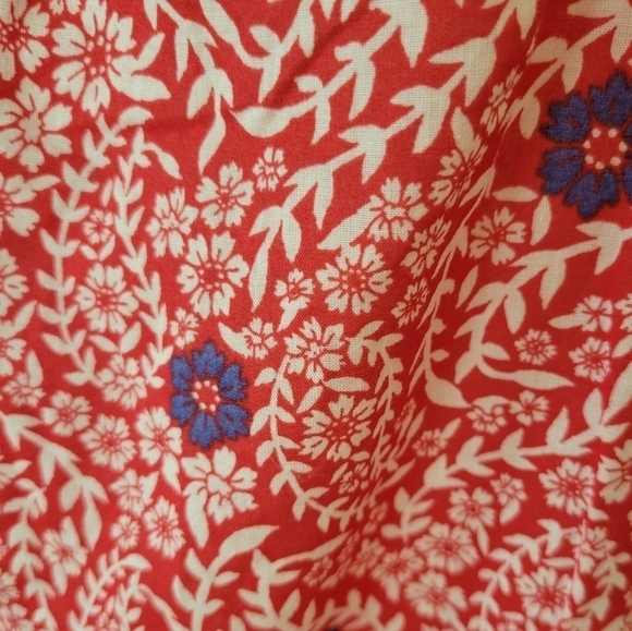 Talbots Flowing Branches Peasant Top Size Large - Picture 4 of 4